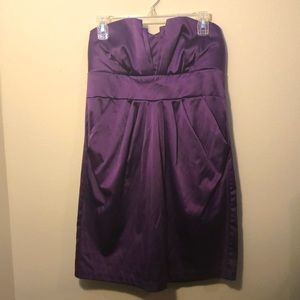 Strapless Purple Dress 💜